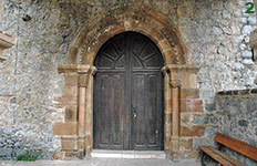 OJEDO: PORTADA DE LA CAPILLA DE SAN SEBASTIÁN.