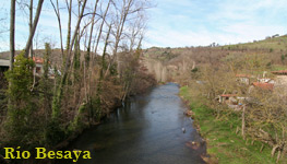 R&Iacute;O BESAYA A SU PASO POR ARENAS DE IGU&Ntilde;A.
