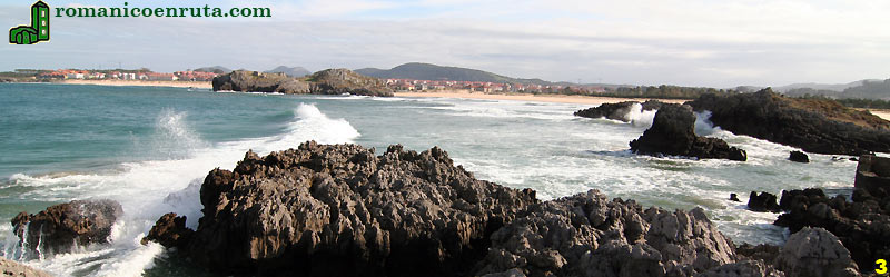 PLAYA DE R&Iacute;OS DESDE QUEJO.
