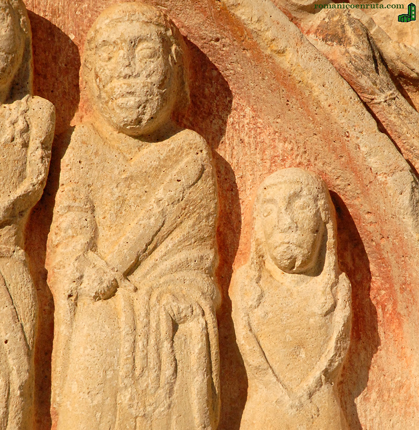 PONCIO PILATOS y MUJER AFLIGIDA.