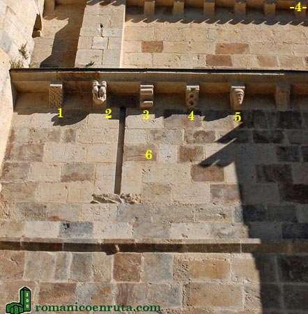 TRAMO DEL HASTIAL DE LA FACHADA SUR.