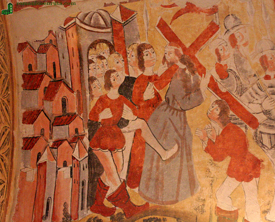 CRISTO CAMINO DEL CALVARIO. DETALLE.