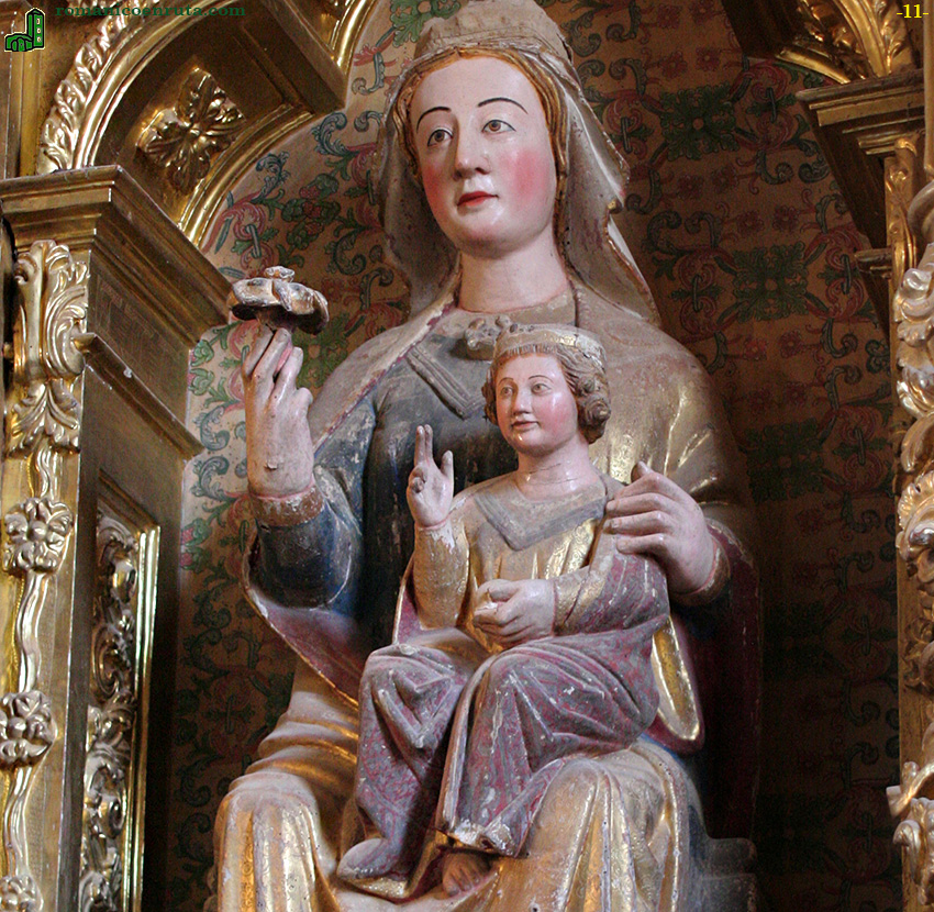 LA VIRGEN y EL NI&Ntilde;O. DETALLE.