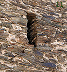 DETALLE DE UNA VENTANA DEL CAMPANARIO.