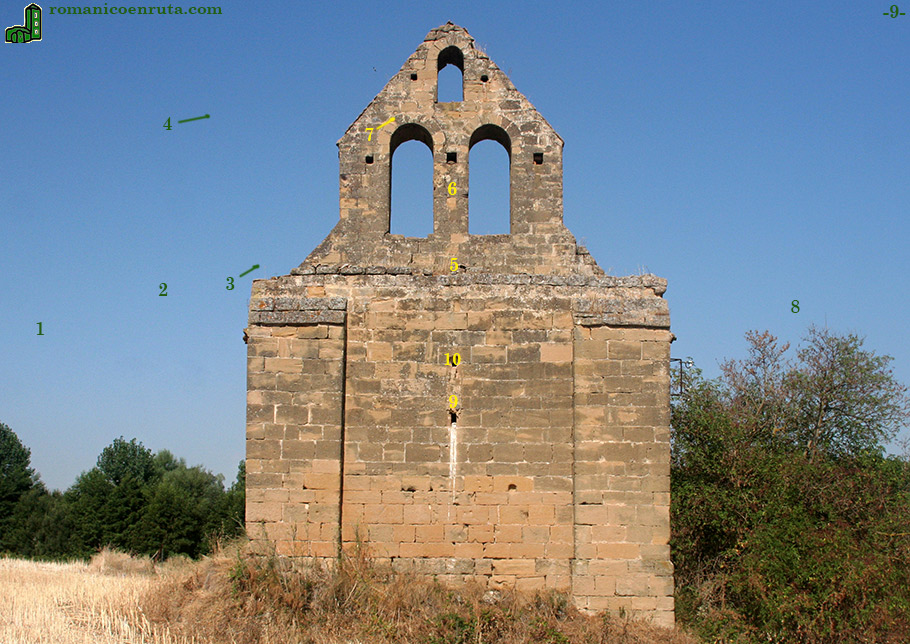 VISTA DESDE EL SUROESTE.